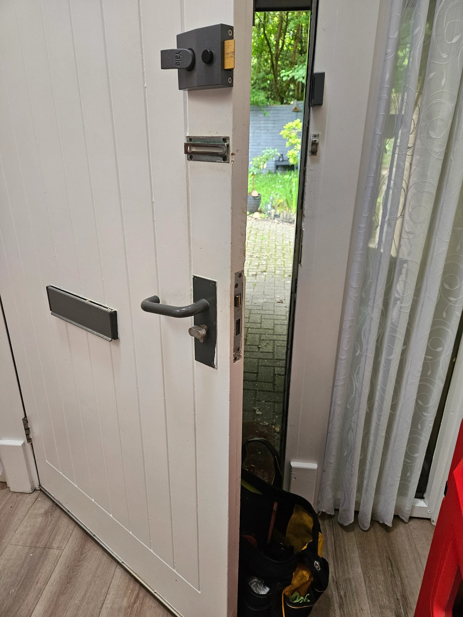 Replacing a broken door lock mechanism for a home in Portsmouth