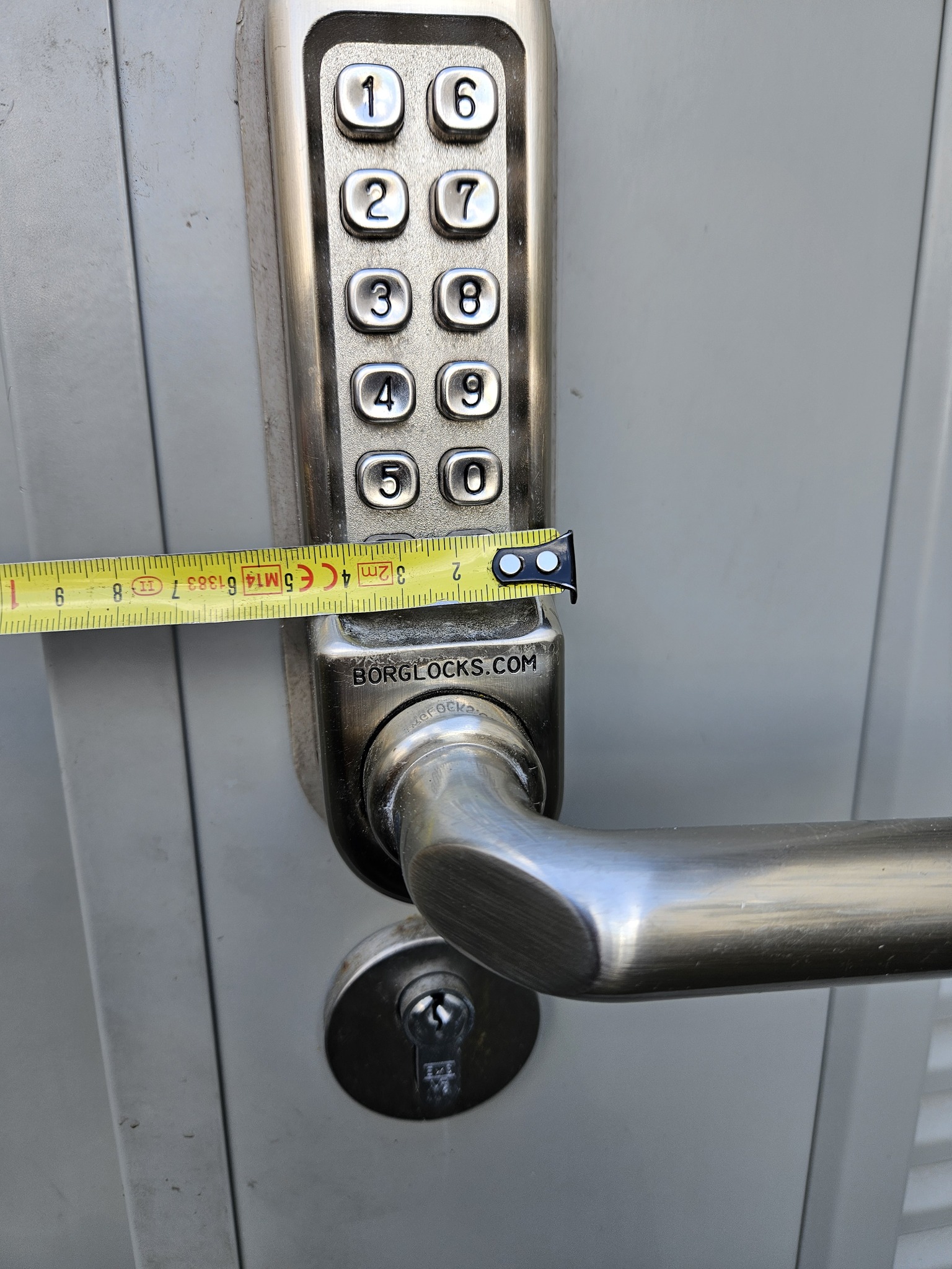 New security door handle